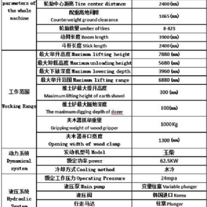 100型轮式抓木机  