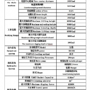 95型轮式挖掘机